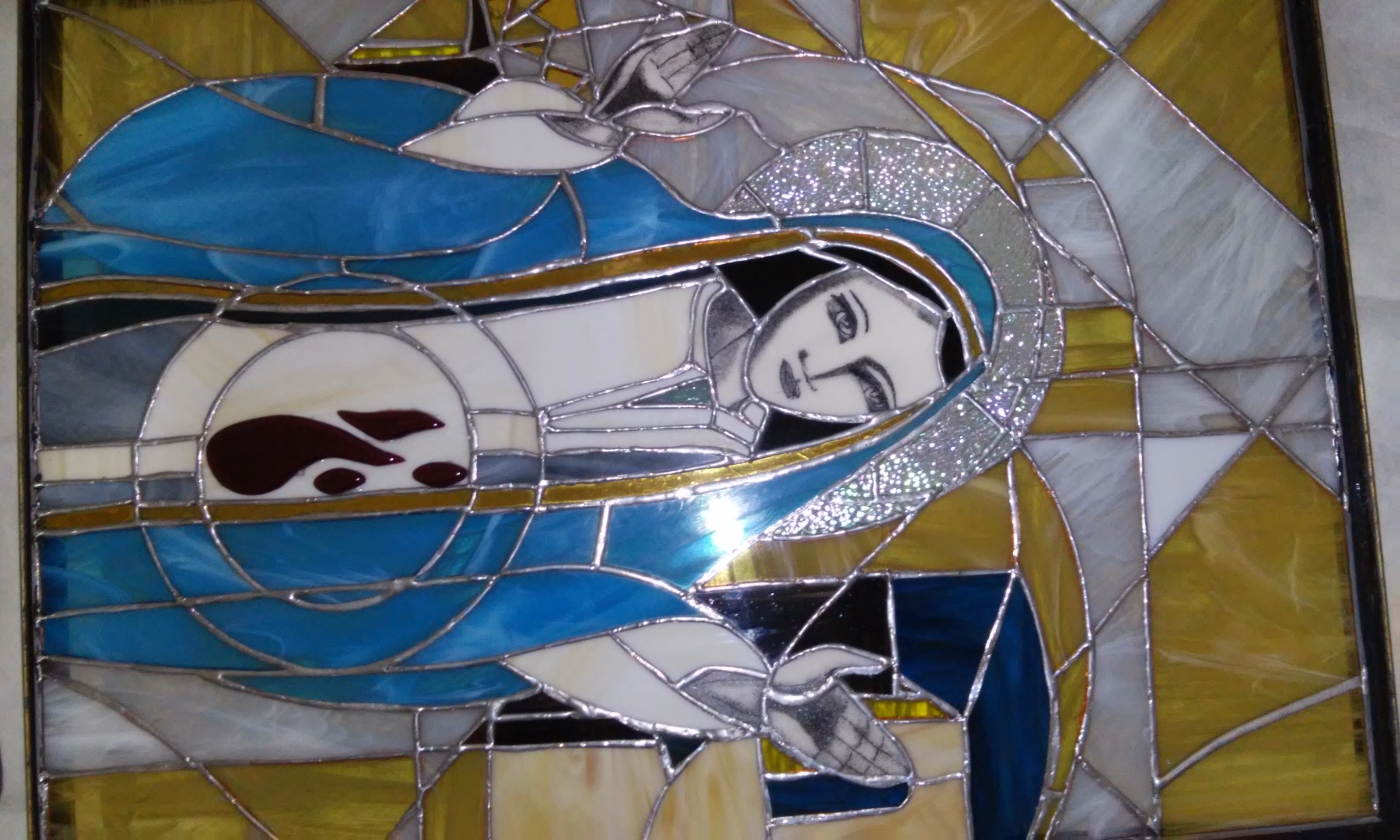 Taller de vitrales con grisalla